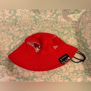 Mens new era New England Patriots Pro Bowl bucket hat sz medium/large